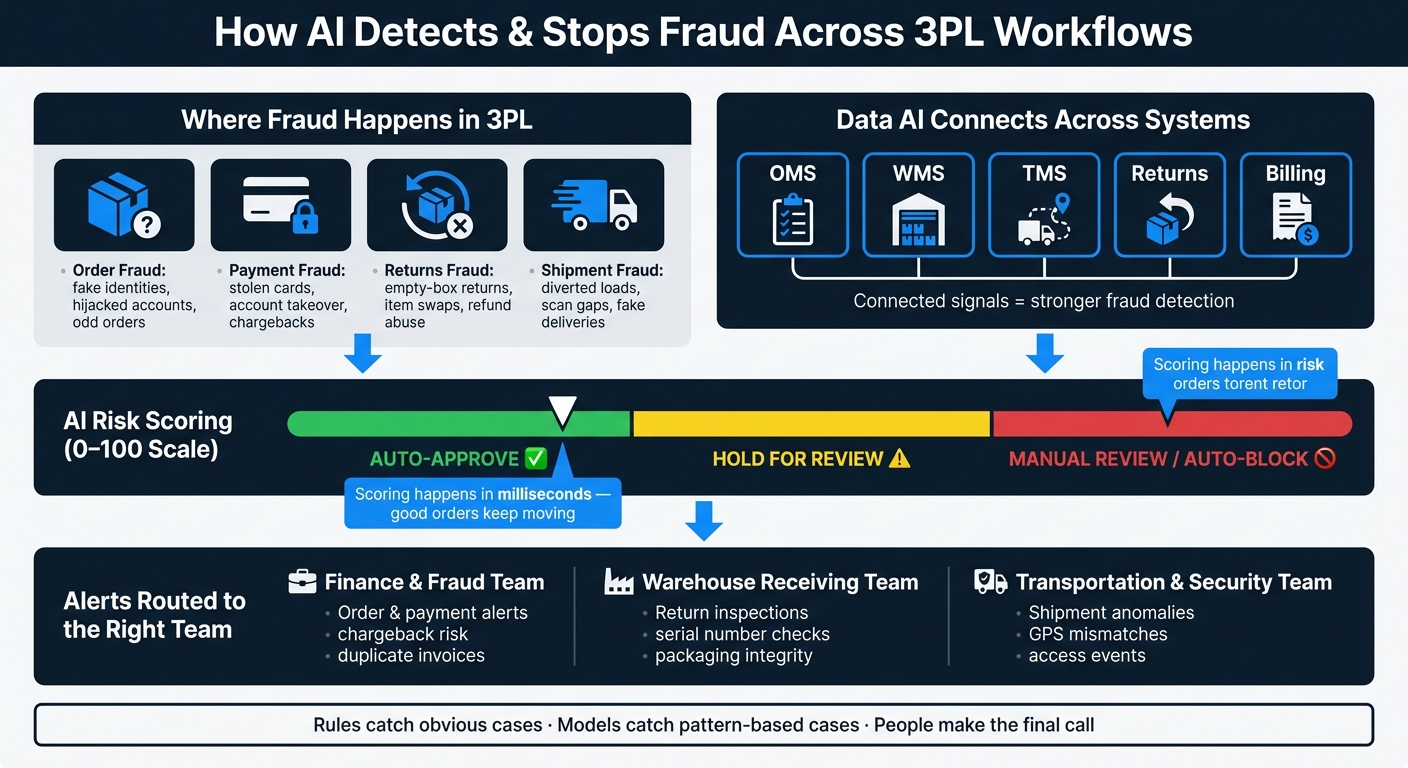 How AI Detects & Stops Fraud Across 3PL Workflows