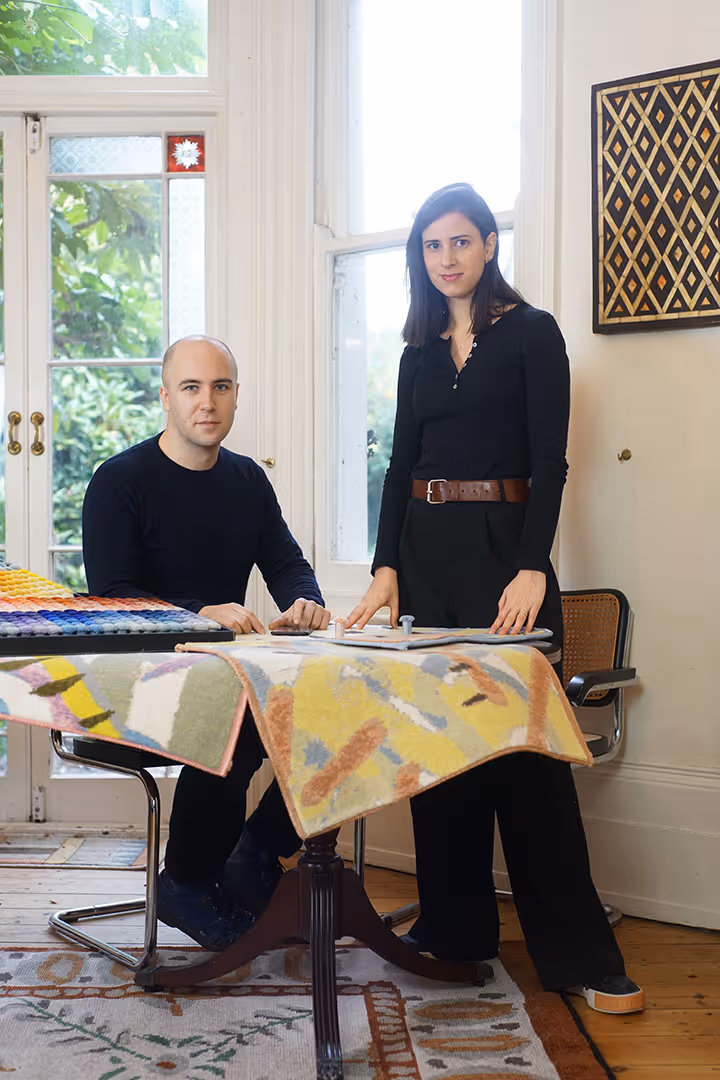 Hector Coombs and Nathalia Gregores from Shame Studios