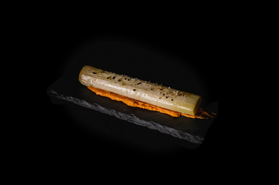 Espárragos a la brasa