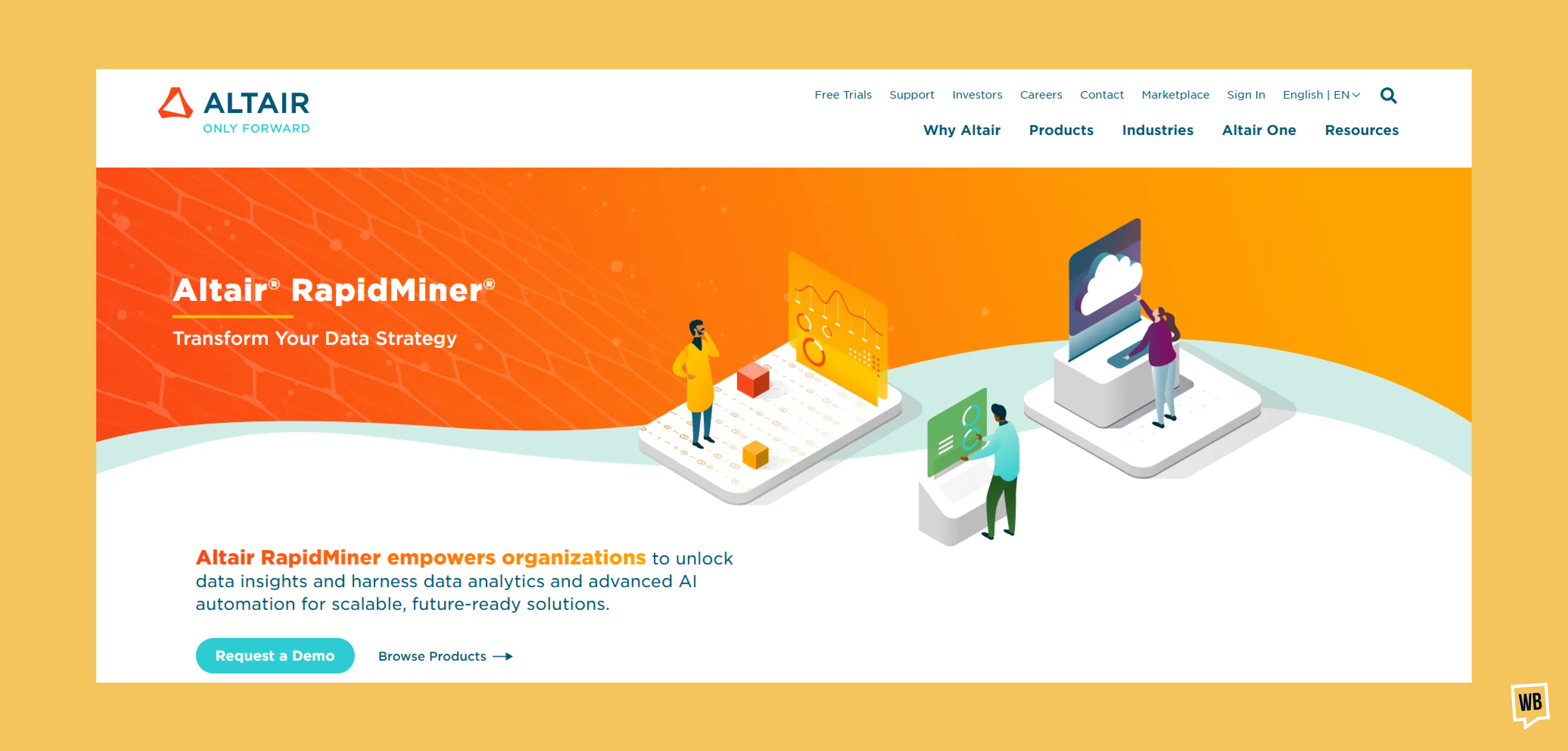 RapidMiner is a robust AI platform designed for data scientists and business analysts