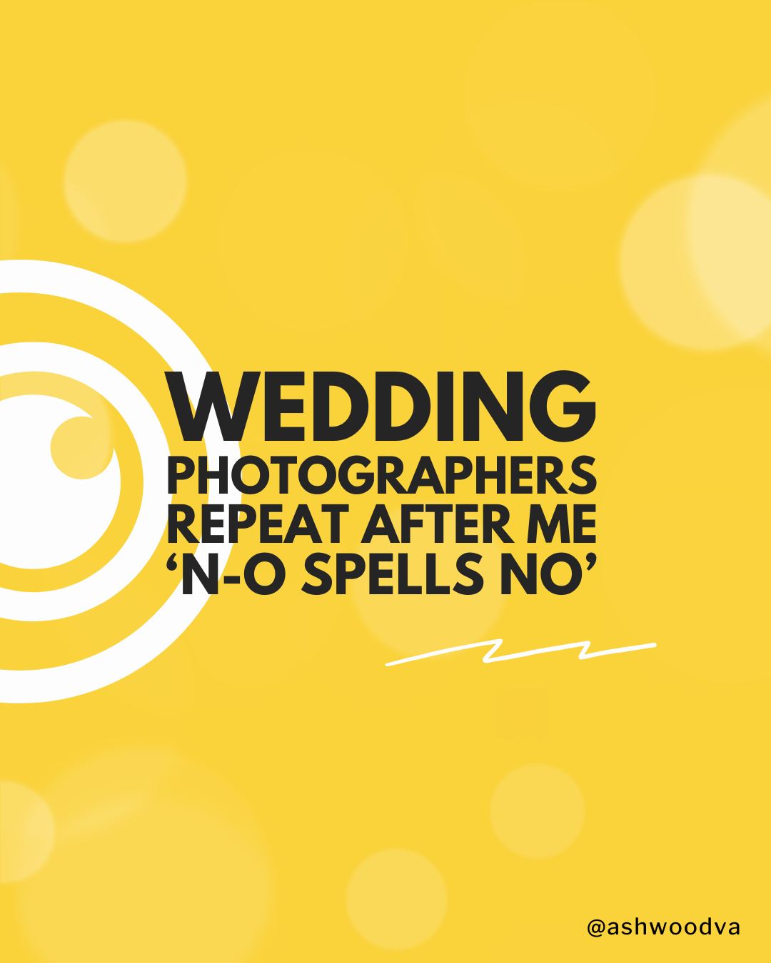 Saying ‘yes’ to everything is a one-way ticket to casa burnout.

Especially in peak wedding season.

So to keep your business running smoothly and your creativity flowing, you've got to PROTECT YOUR ENERGY.

I get it, it's scary. But remember:
 
👉 You don’t need to be everything to everyone.

 👉 Saying ‘no’ to the wrong things enables you to say 'yes' to the right things.

 👉 Your vision. Your business. Your rules.

What’s one thing you can say ‘no’ to this week?

...

#photographybusinesshelp #weddingphotographers #photographybusinesstips #photographymarketing #weddingphotographytips #photographybusiness #marketingforphotographers #businessofphotography #weddingphotographyeducation #weddingphotographytips #businessofphotography #virtualassistantforphotographers #photographersva #vaforphotographers #weddingphotographyadvice