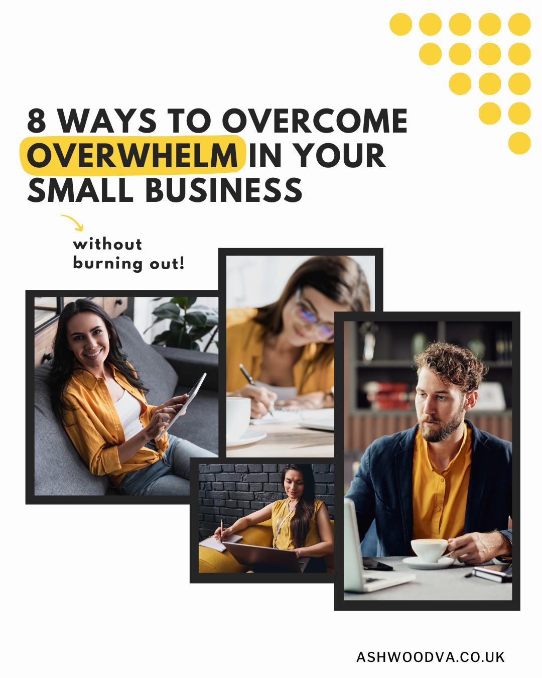 Overwhelm doesn’t have to be your default setting. There are ways to calm the chaos and create breathing space again – and that’s exactly what my latest blog post is here to help with.

I've put together 8 practical tips to help you ditch the overwhelm and take back control (without burning out). These are all from my own personal experience, and I've got to say number 7 has helped me massively!

No pressure, but it might just be the permission slip you need to step off the hamster wheel for a sec. Link's in my bio.

...

#overwhelm #overwhelmed #selfcarematters #burnoutprevention #resilience #calmthemind #photographybusinesshelp #businessowner #weddingphotographytips #creativebusinessowner #photographybusinesstips #healthyhabits #businesshacks #businessofphotography