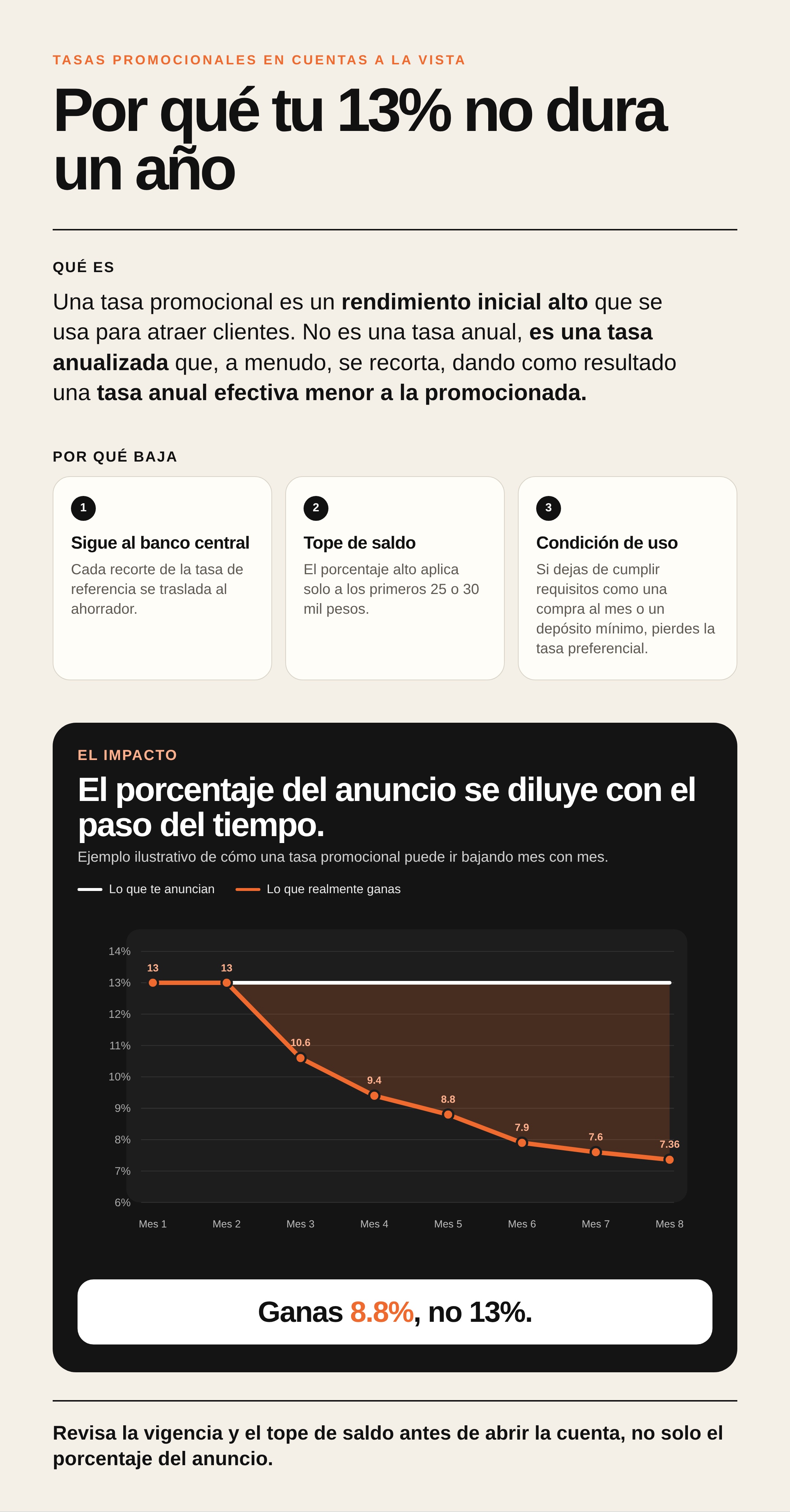 rendimiento cuentas a la vista