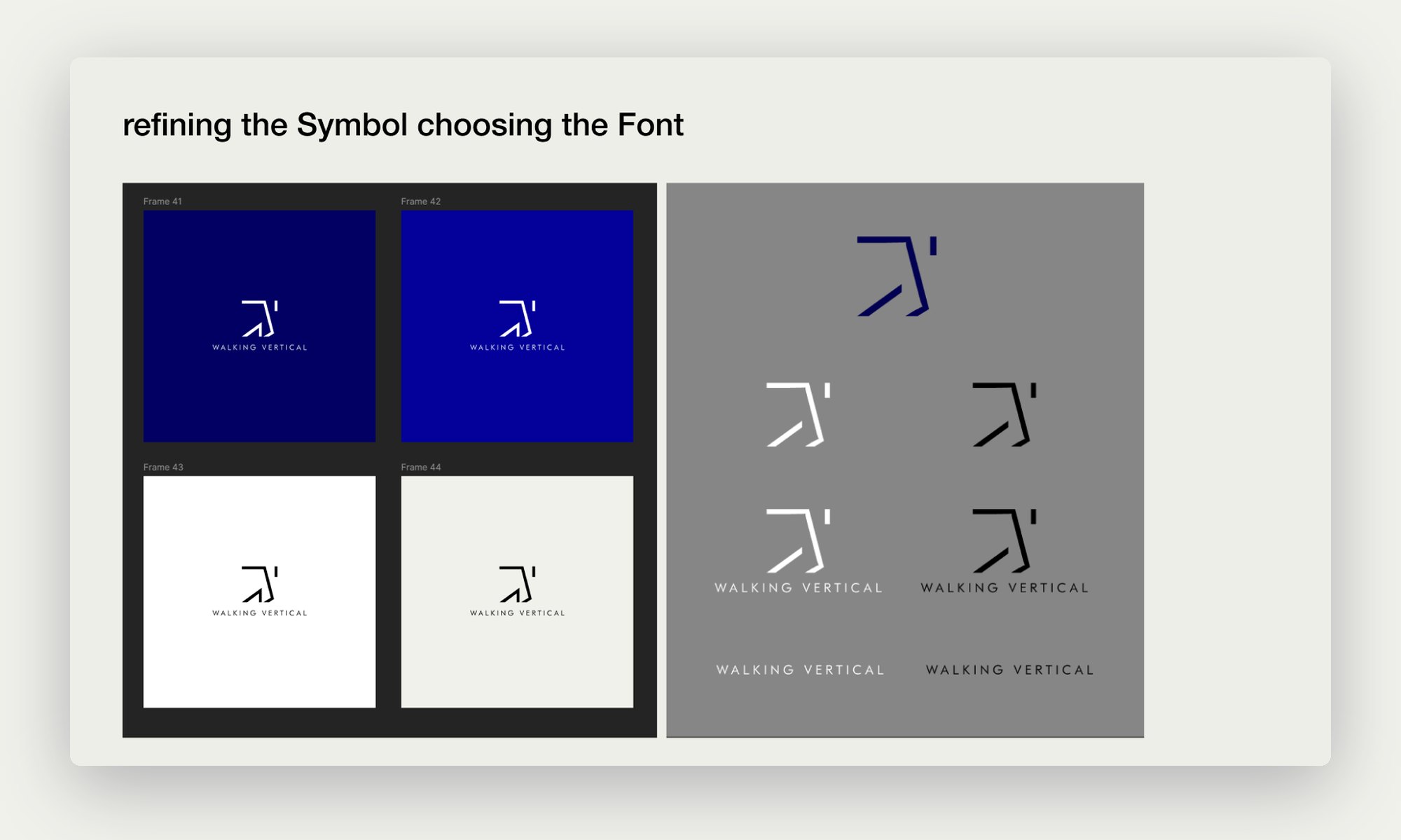 Symbol and wordmark lockups in blue, black and white