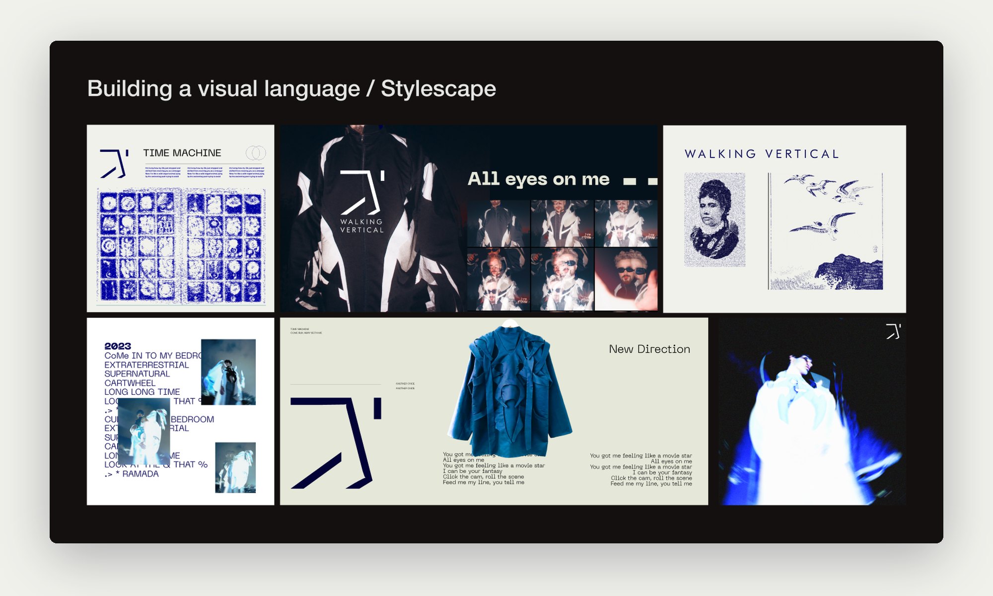 Stylescape for the Walking Vertical visual language