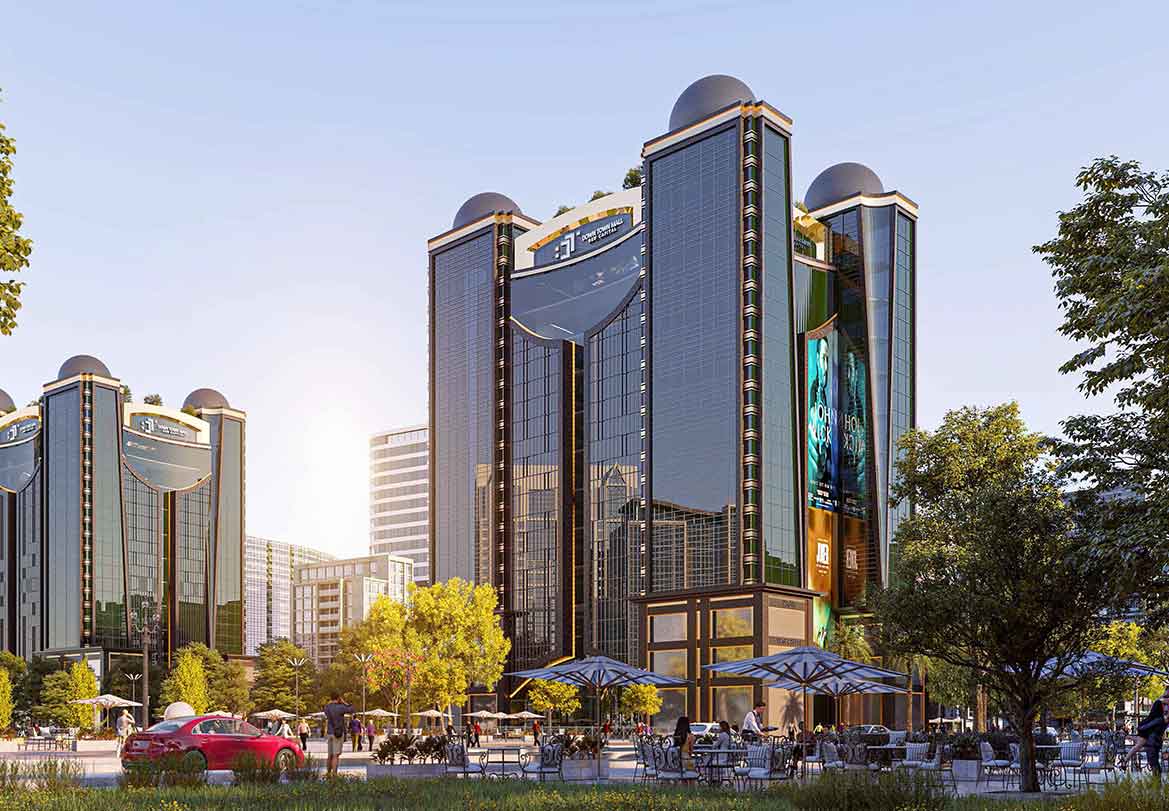 مكتب إدارى على الوجهة الأمامية للمول 