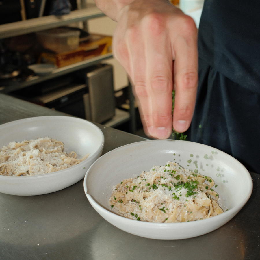 Riders Hotel Restaurant chef preparing plates
