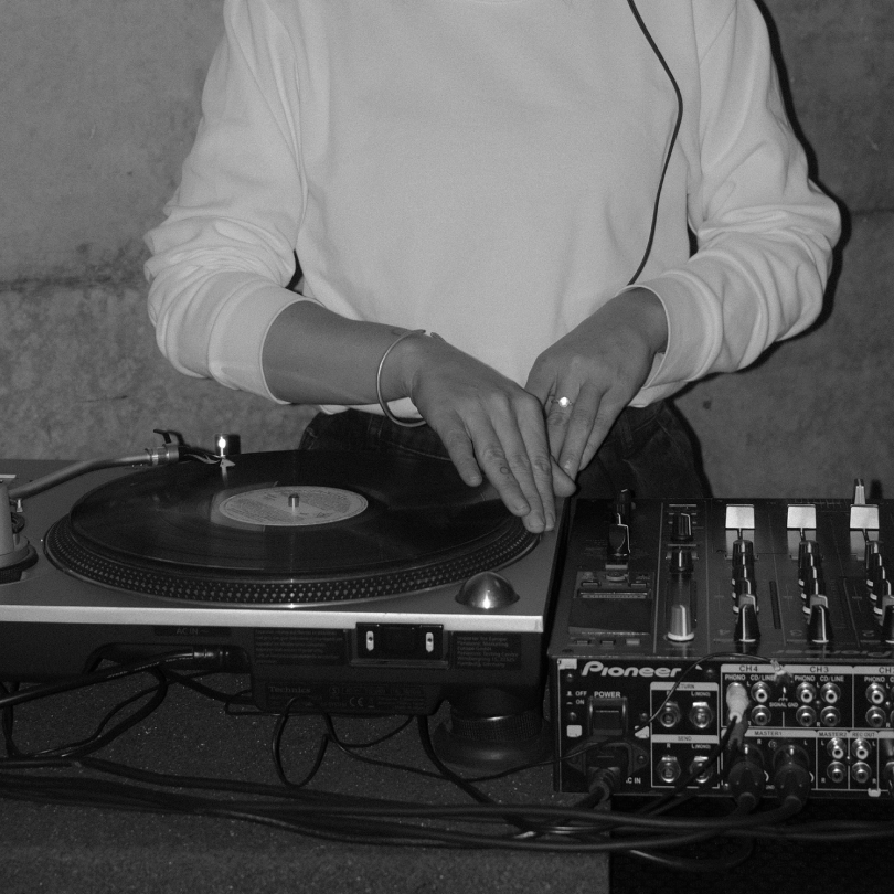 DJ in the Riders Hotel Lobby