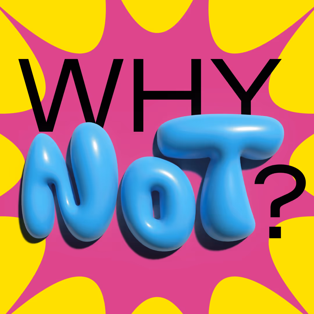 why not party poster
