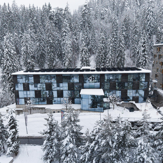 Riders Hotel in winter