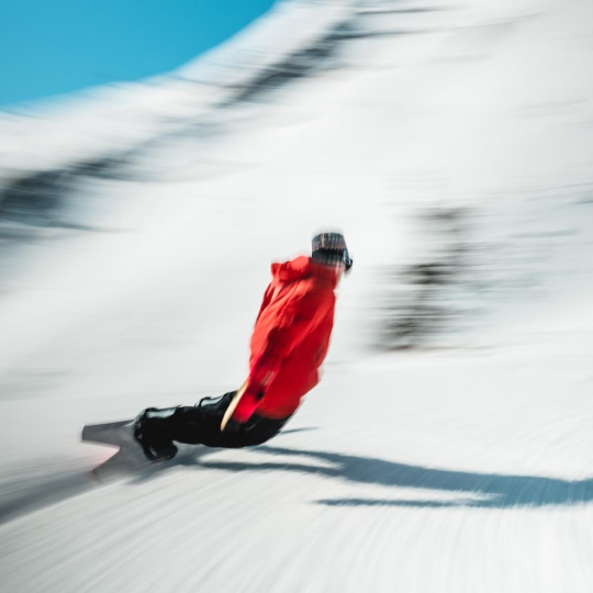 Snowboarder in LAAX