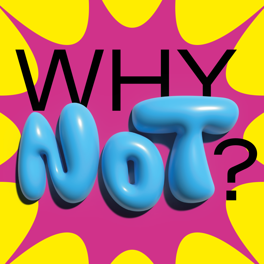 WHY NOT Party poster