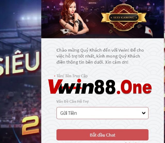 Chat trực tuyến tại website nhà cái VWIN