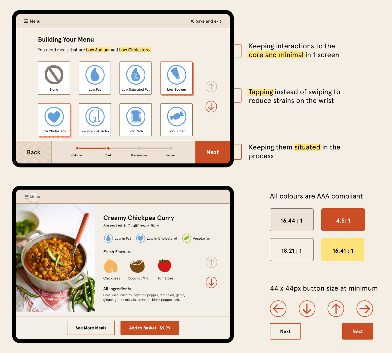Accessibility considerations for iPad