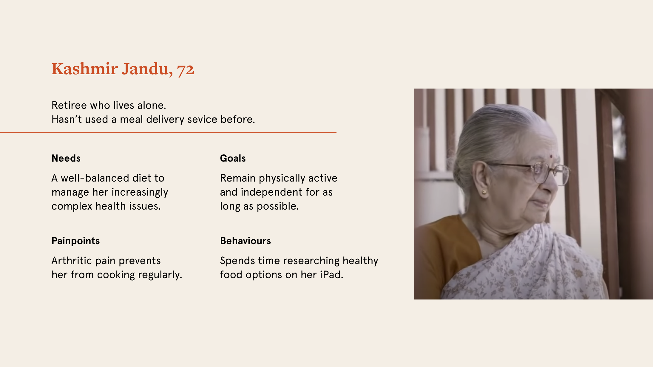 Key characteristics of future seniors