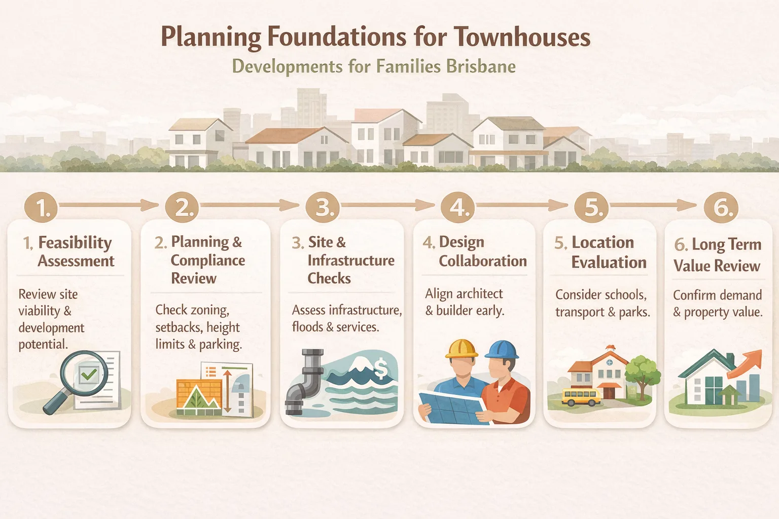Planning Foundations for Townhouse Developments for Families Brisbane