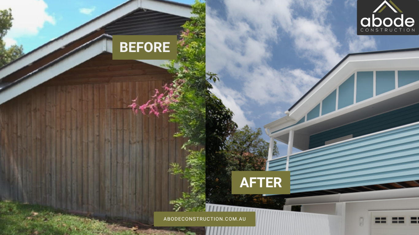 Brisbane Townhouse Developments Unique, before and afte