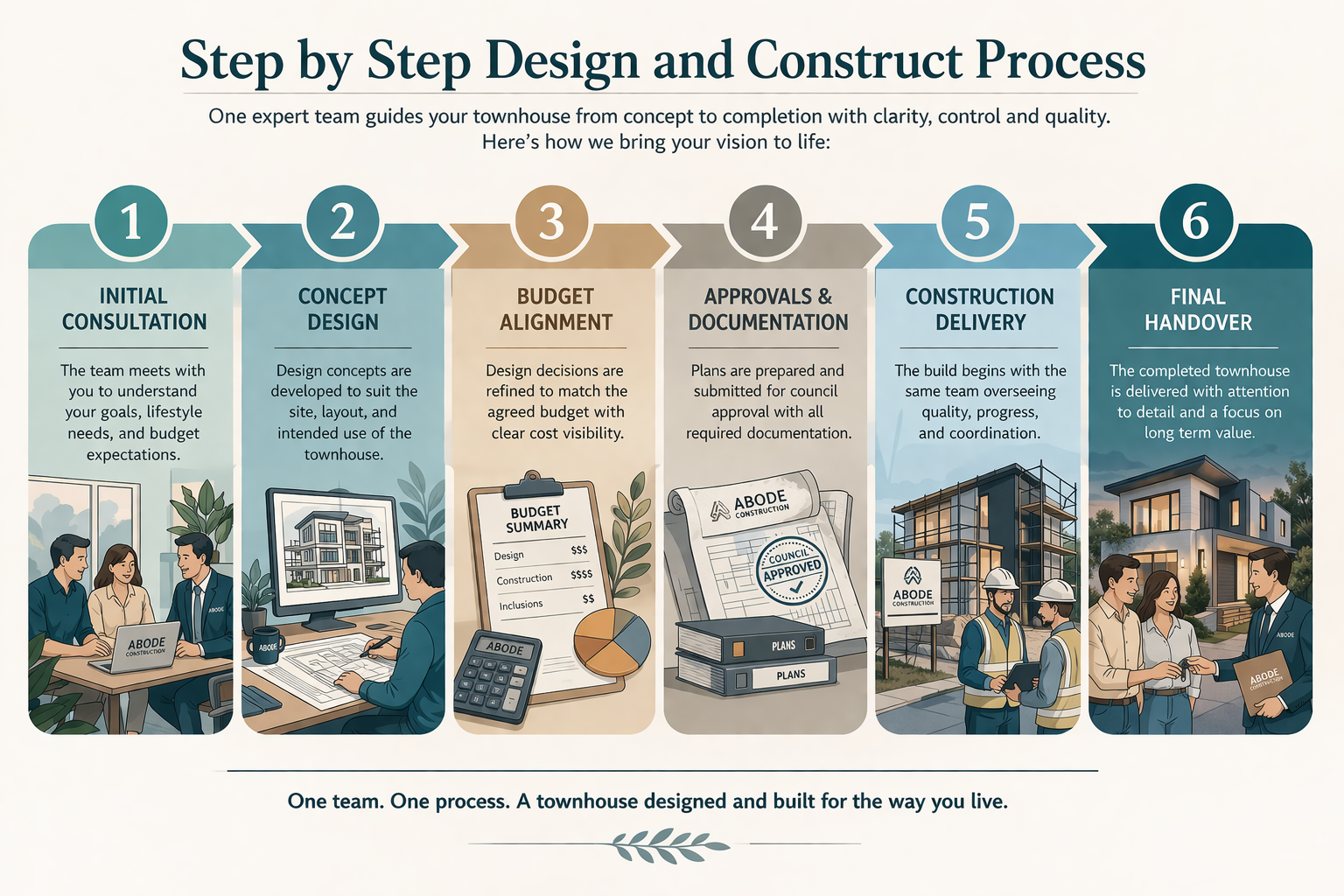 Step by Step Design and Construct Process