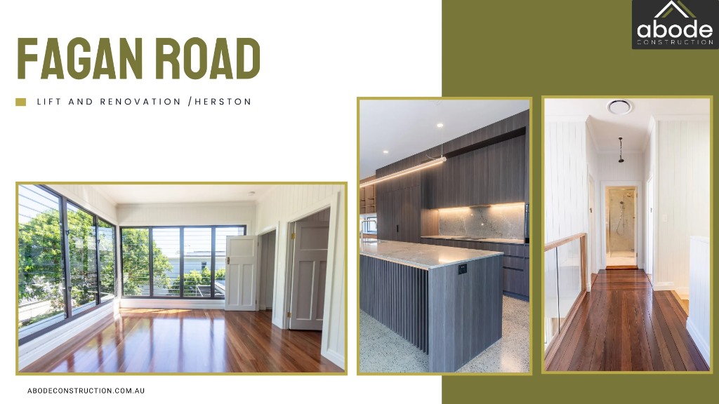 Fagan Road lift and renovation Herston by Abode Construction