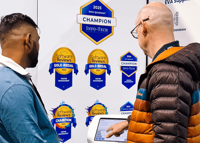 EVA Check-in Wins 4th Consecutive Champion Medal for Visitor Management Systems