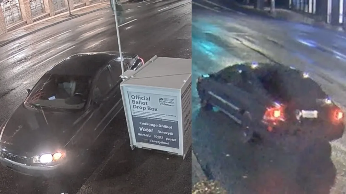 Drop box arson burns hundreds of ballots in Vancouver, Portland | kgw.com