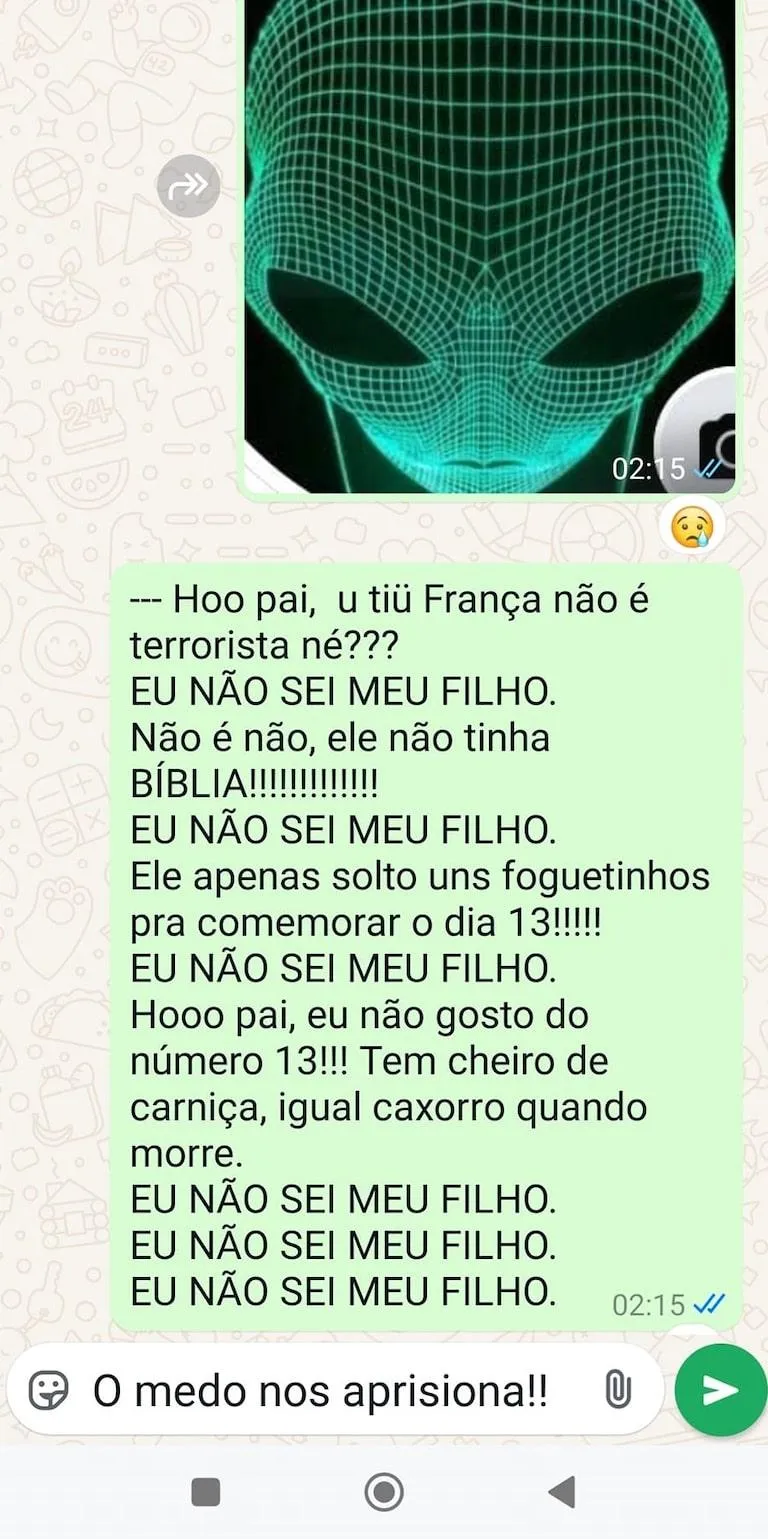 'Tio França' publicou mensagem em seu perfil nas redes sociais.