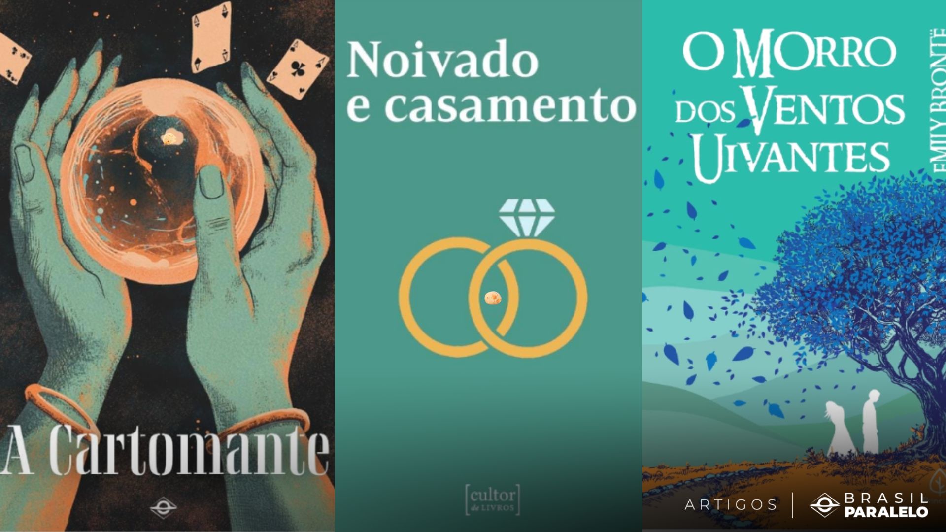 Livros de romance.