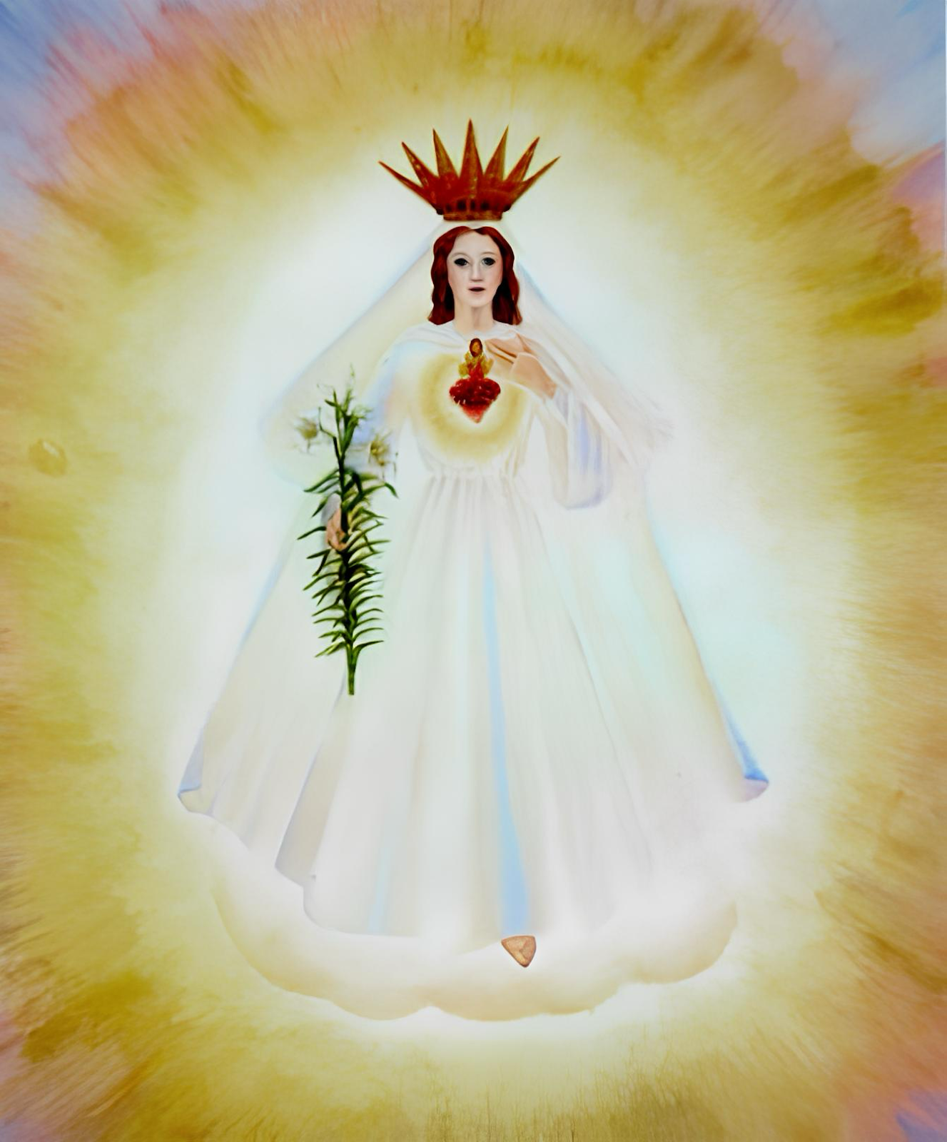 Nossa senhora da América. imagem: Fundação Mary Pages.