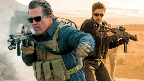 Josh Brolin e Benicio del Toro em Sicário