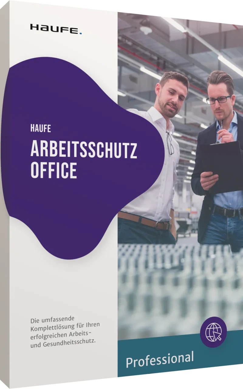 Das Produkt Haufe Arbeitsschutz Office.