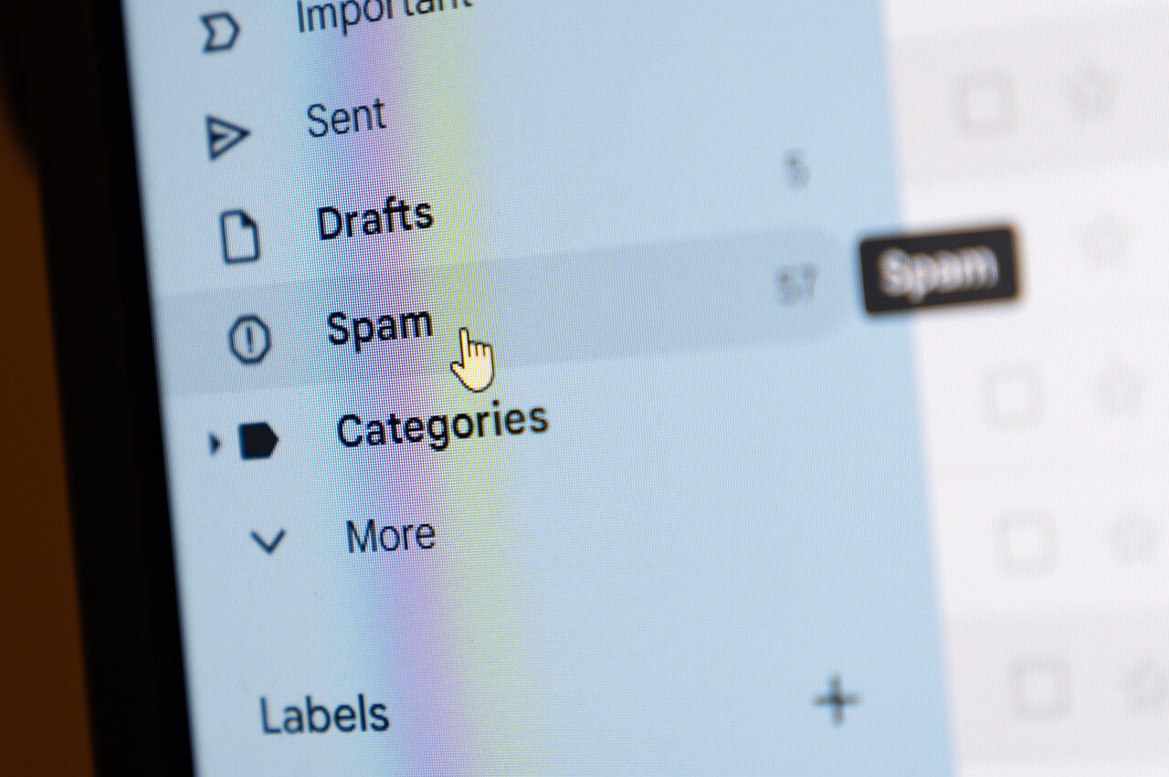 Mailbox pointing to spam folder, indicating misconceptions about cold email