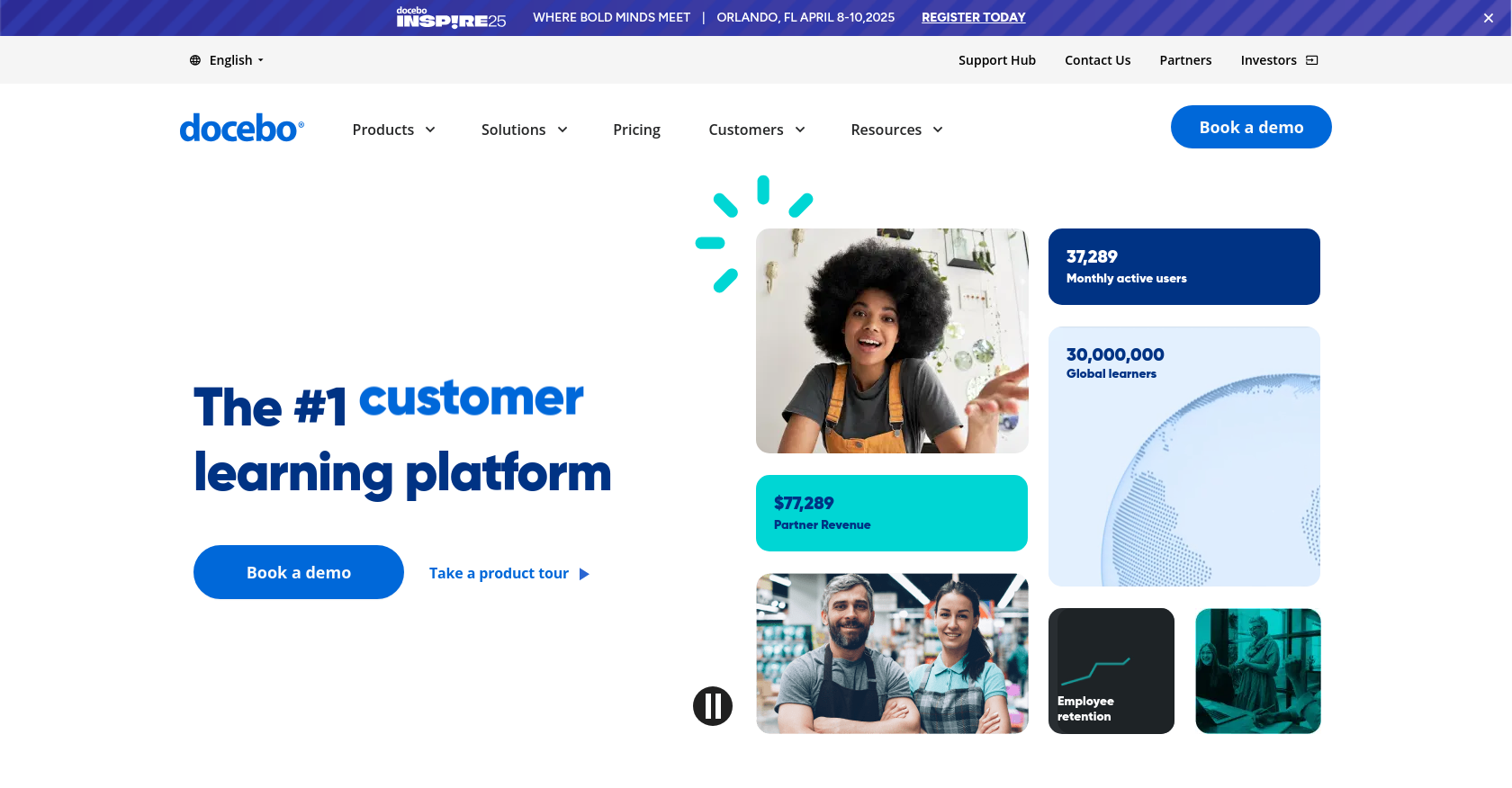 Docebo Homepage