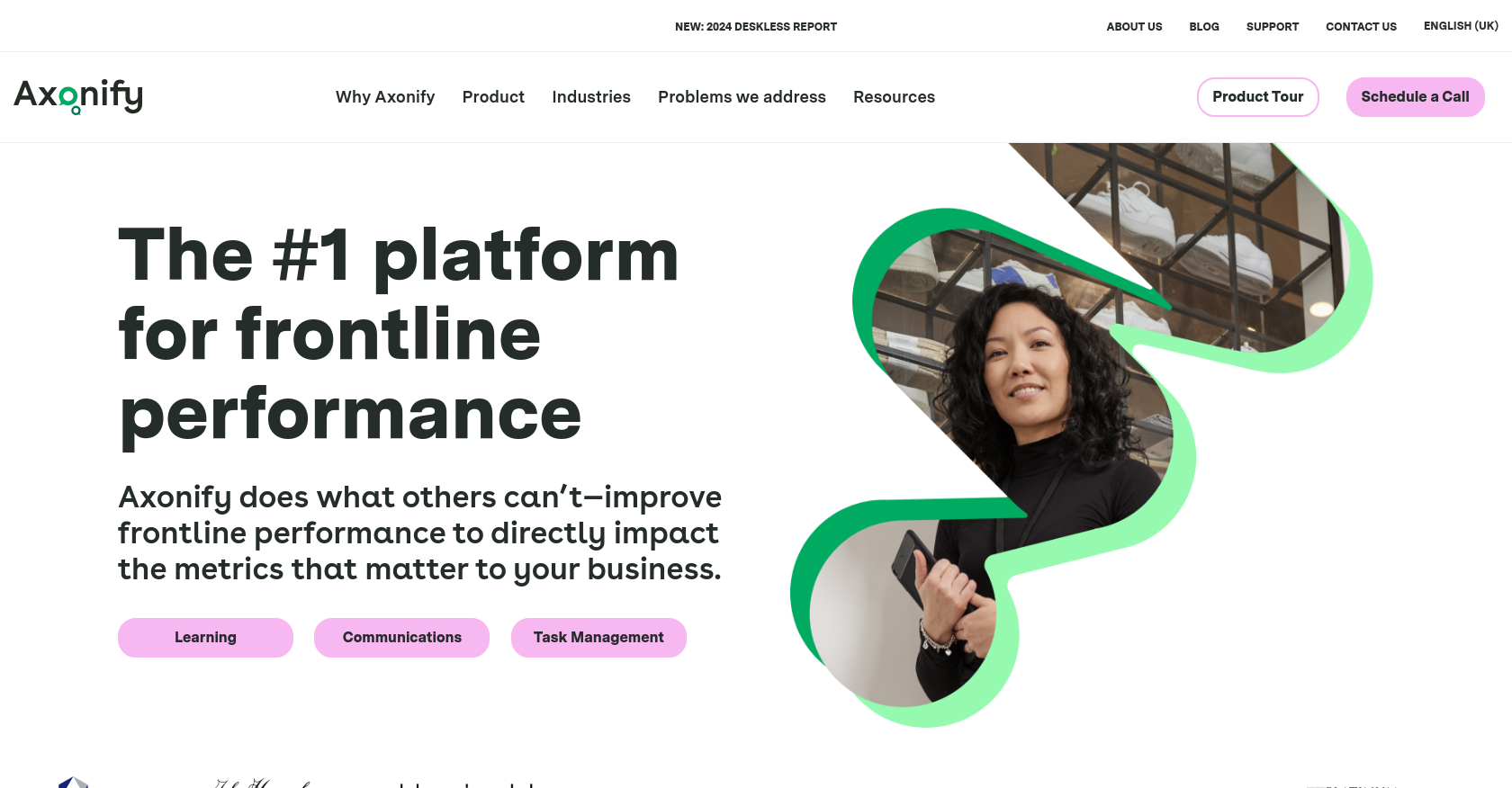 Axonify Homepage