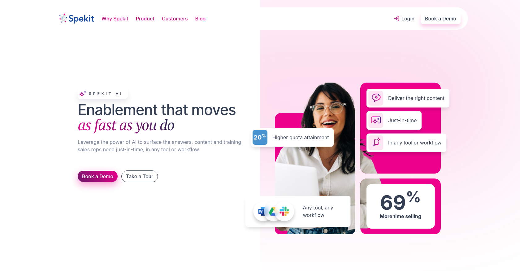 Spekit Homepage