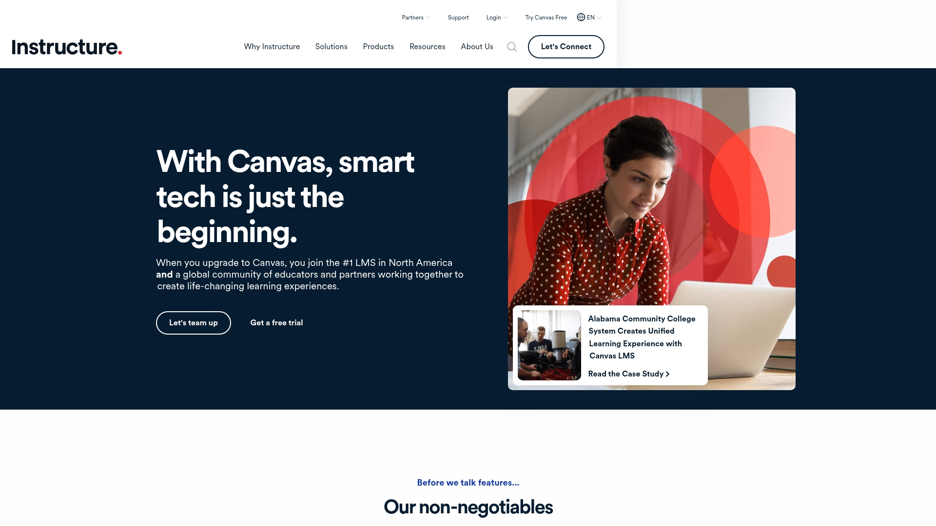 Canvas Homepage