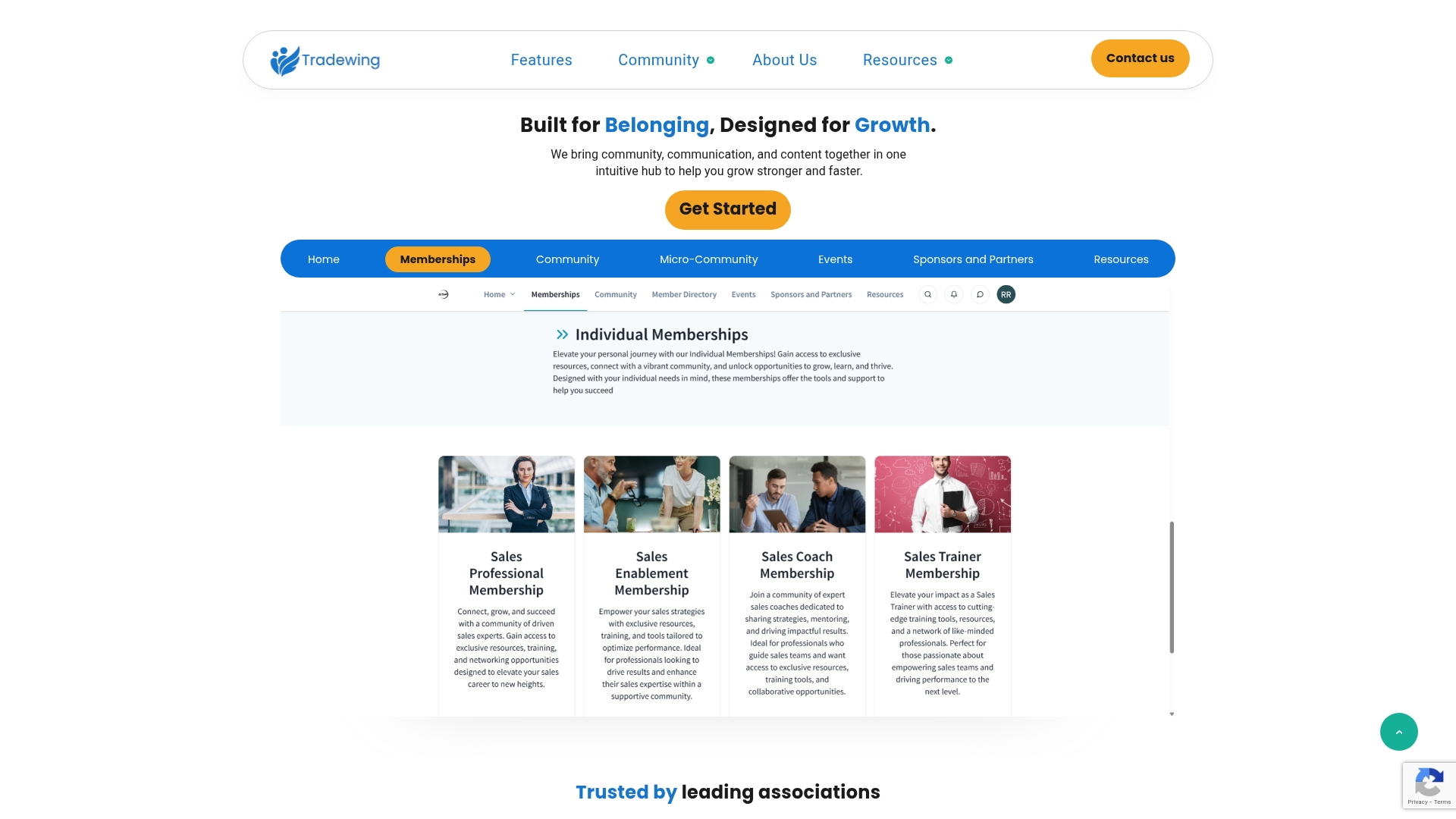 Tradewing Homepage