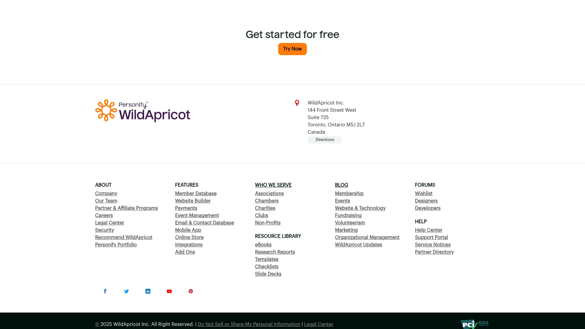 Wild Apricot Homepage