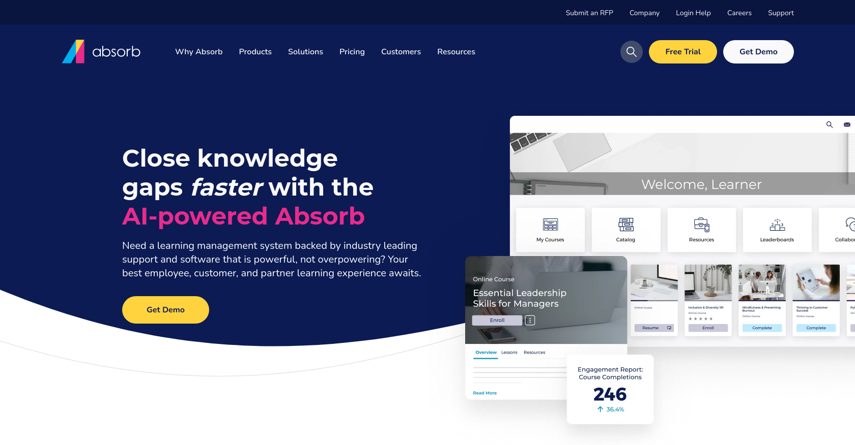 Absorb Homepage
