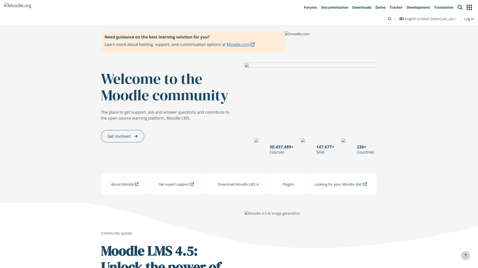 Moodle Homepage