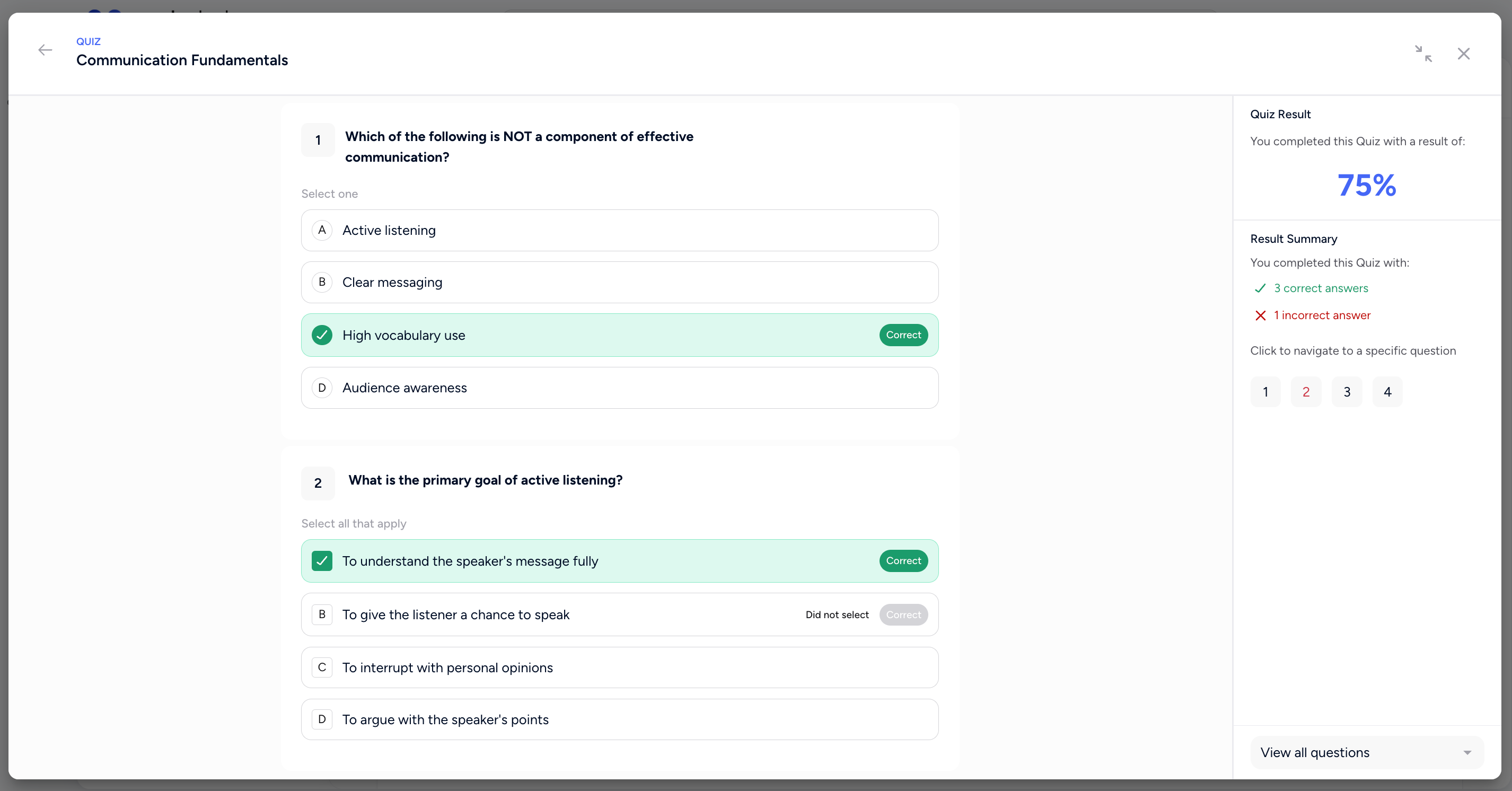 integrated AI quiz generators in a modern LMS