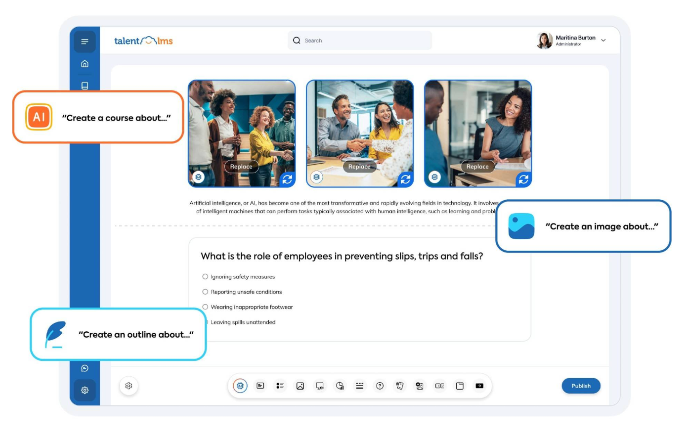 TalentLMS - easy to set up lms for corporate training