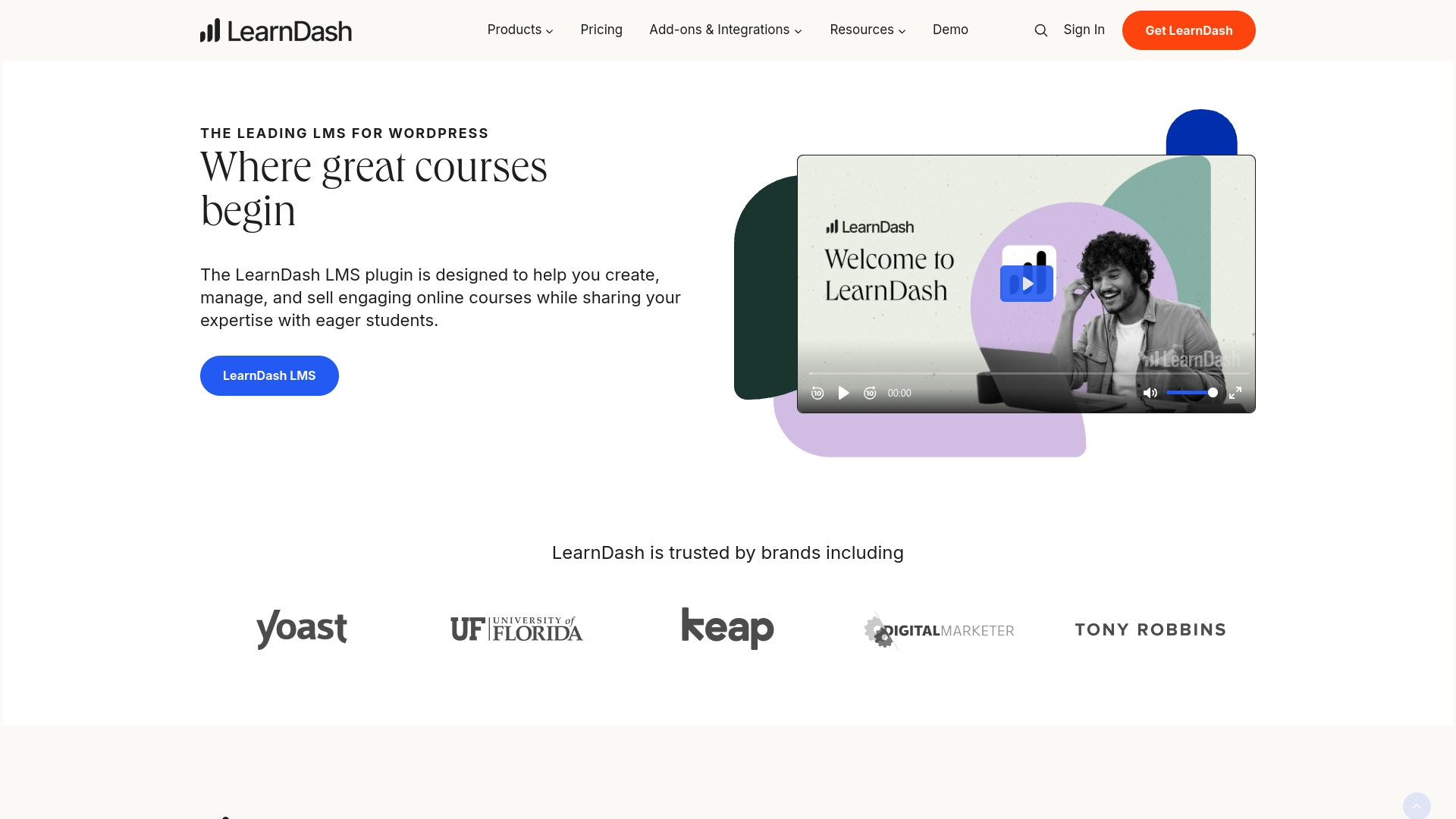 LearnDash Homepage