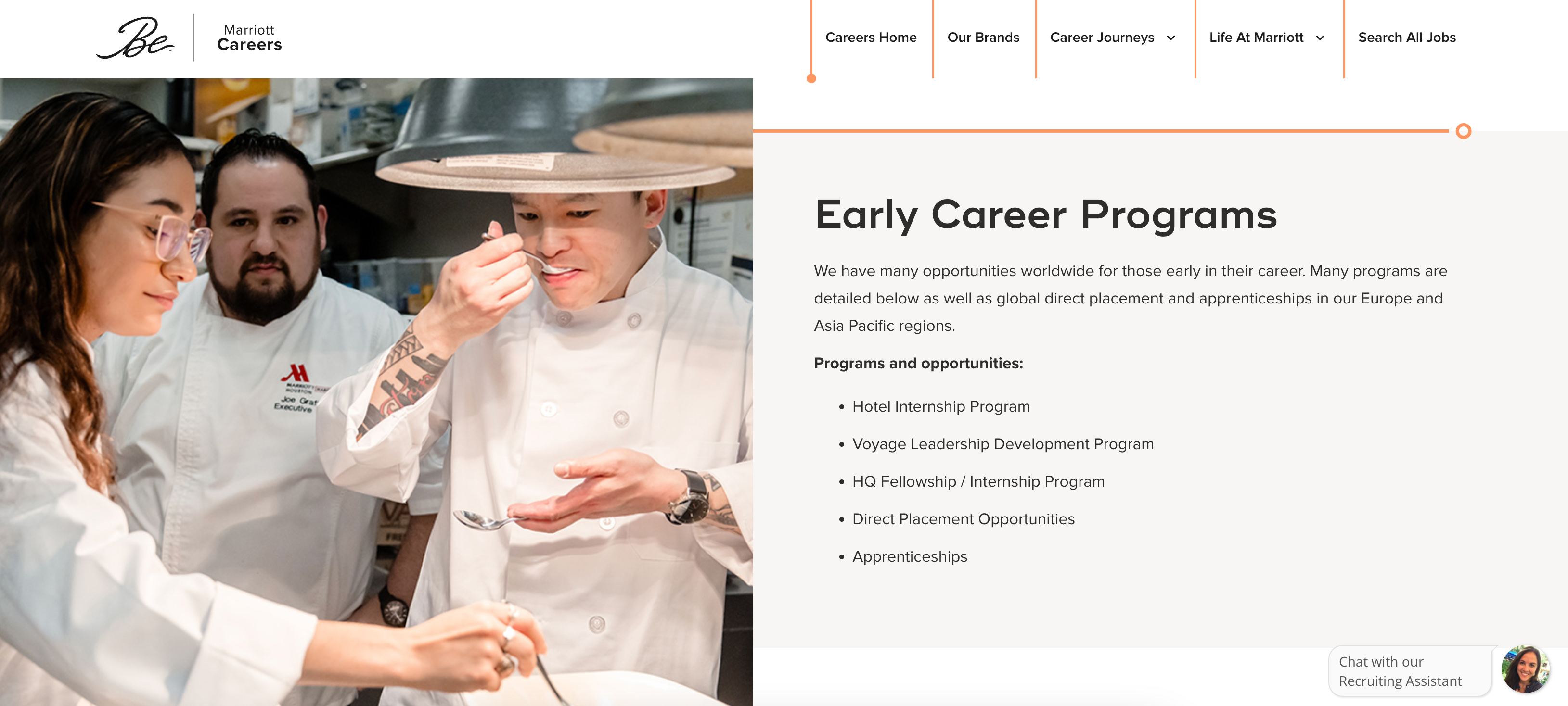 Marriott global leadership development program