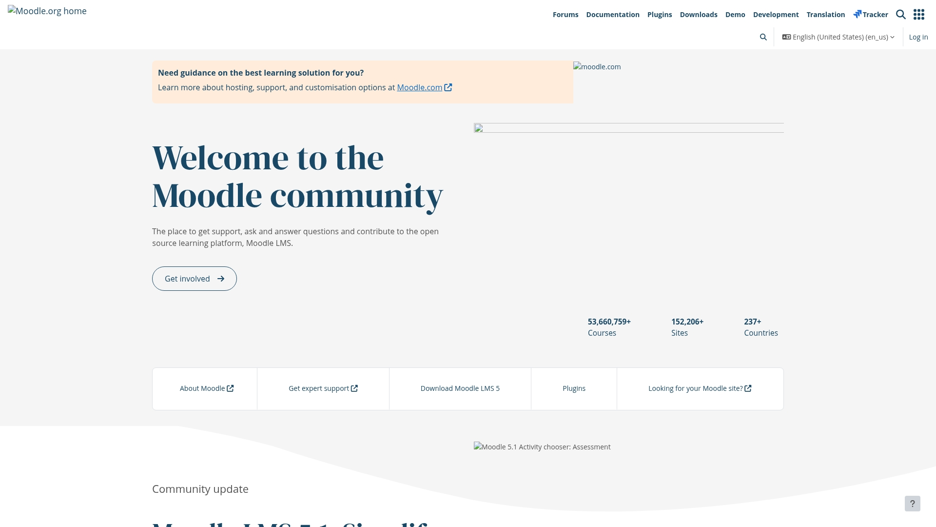 Moodle Homepage