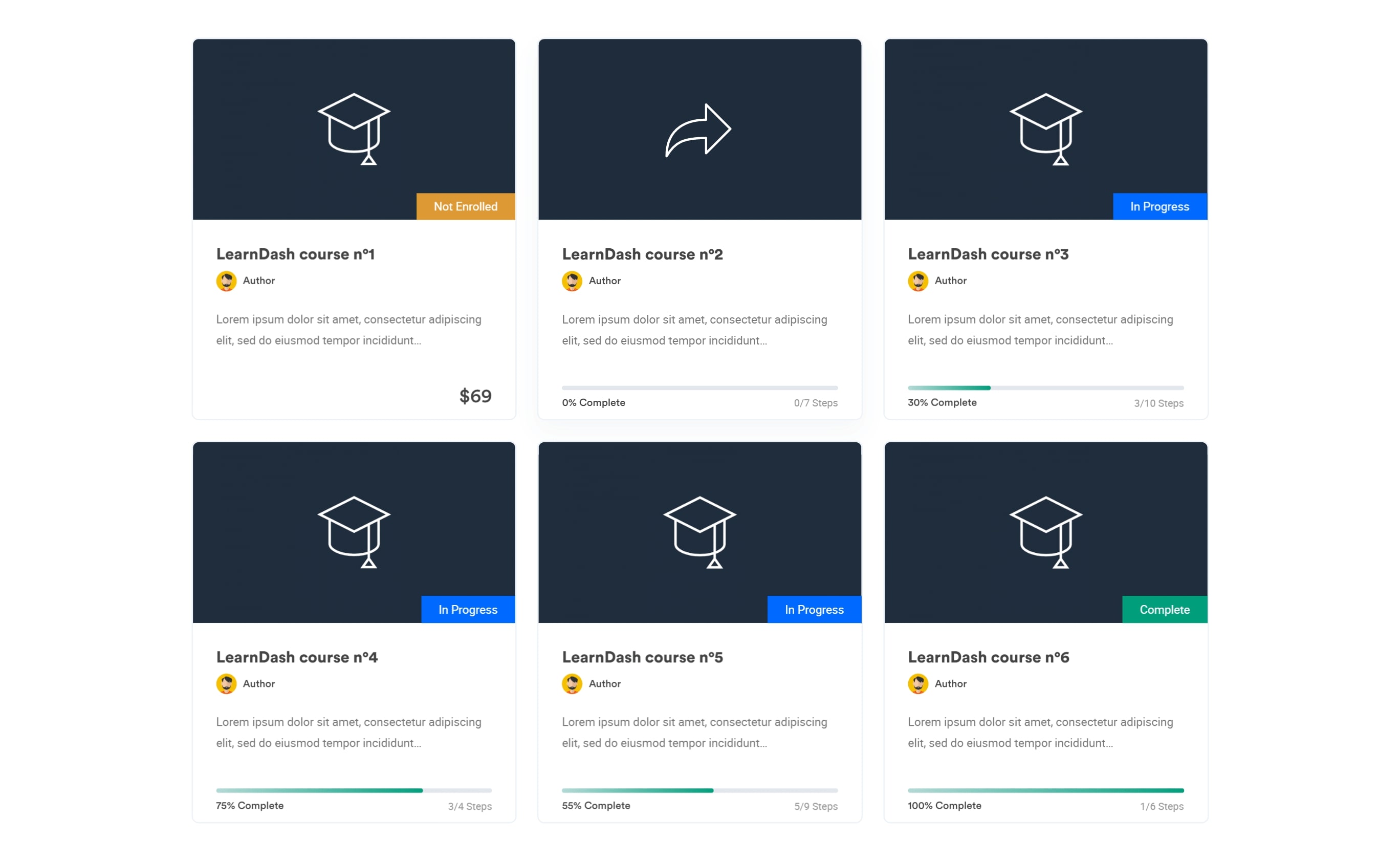 LearnDash - WP Grid Builder