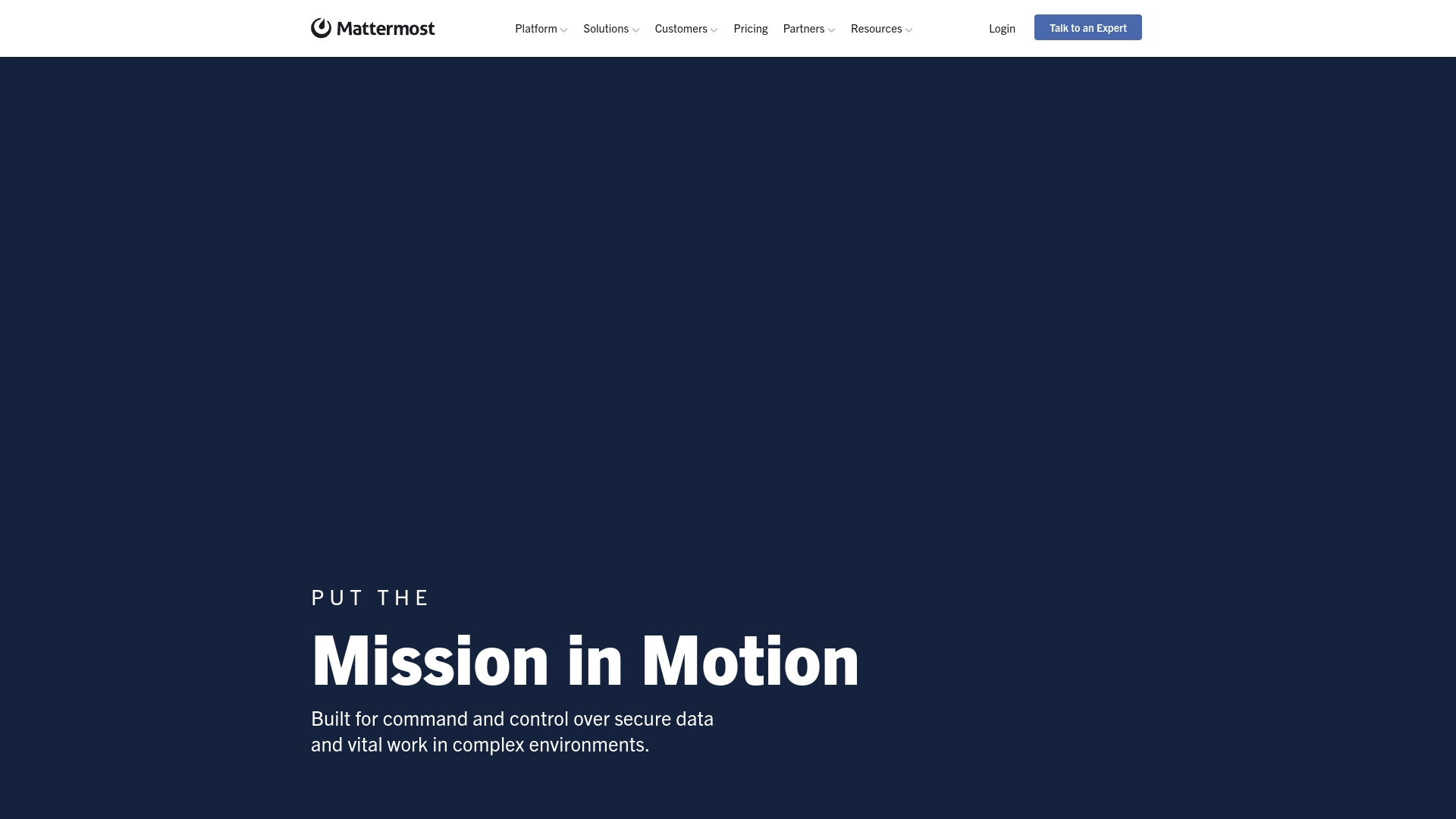 Mattermost homepage