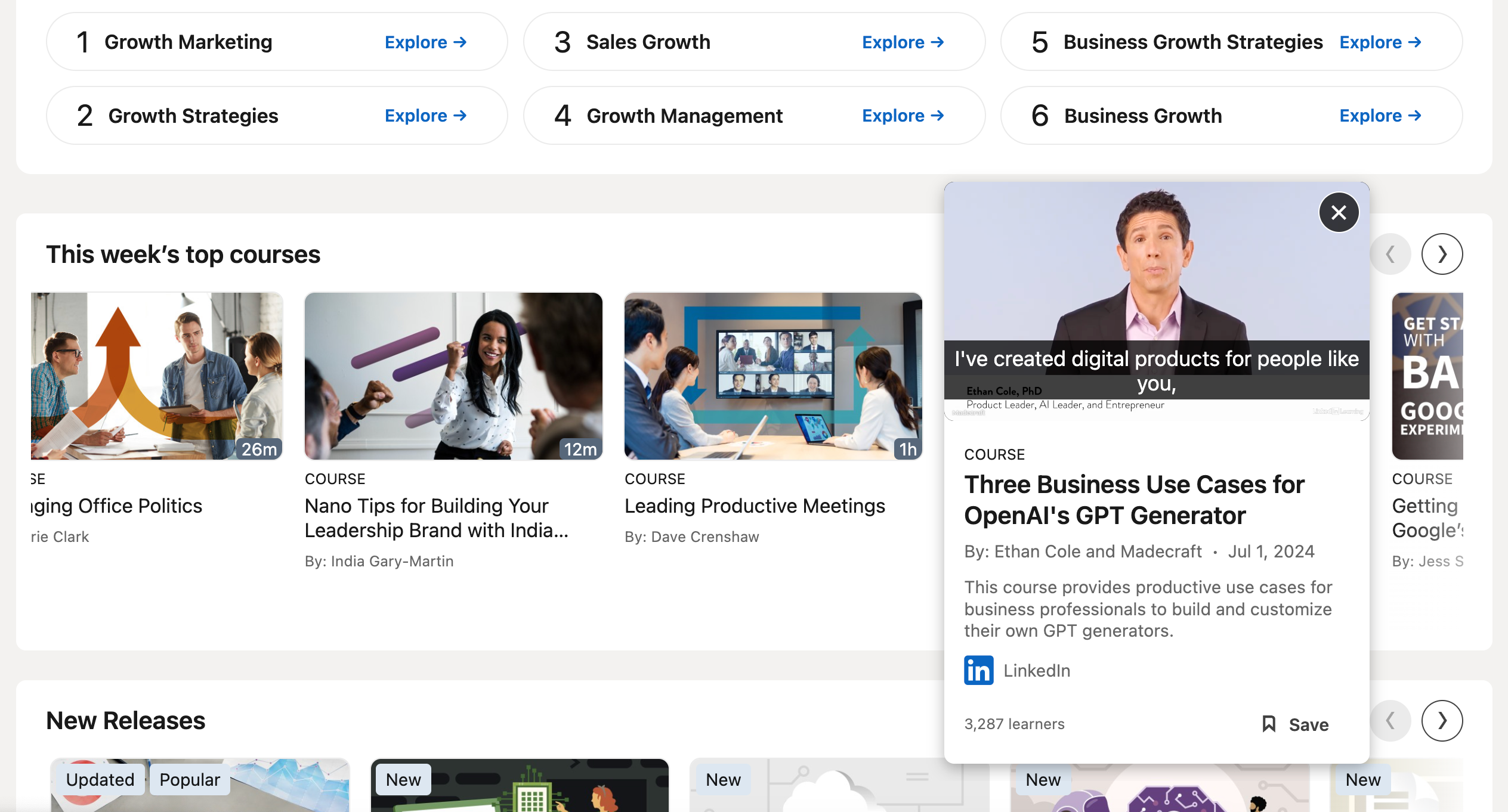 LinkedIn Learning - AI-driven learning for career growth