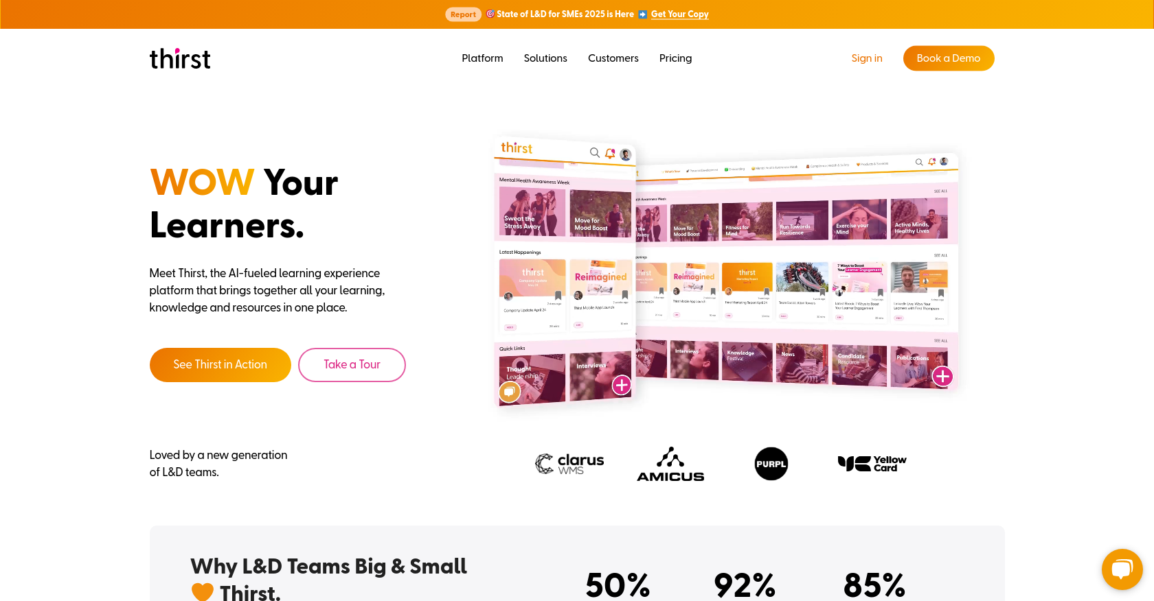 Thirst Homepage