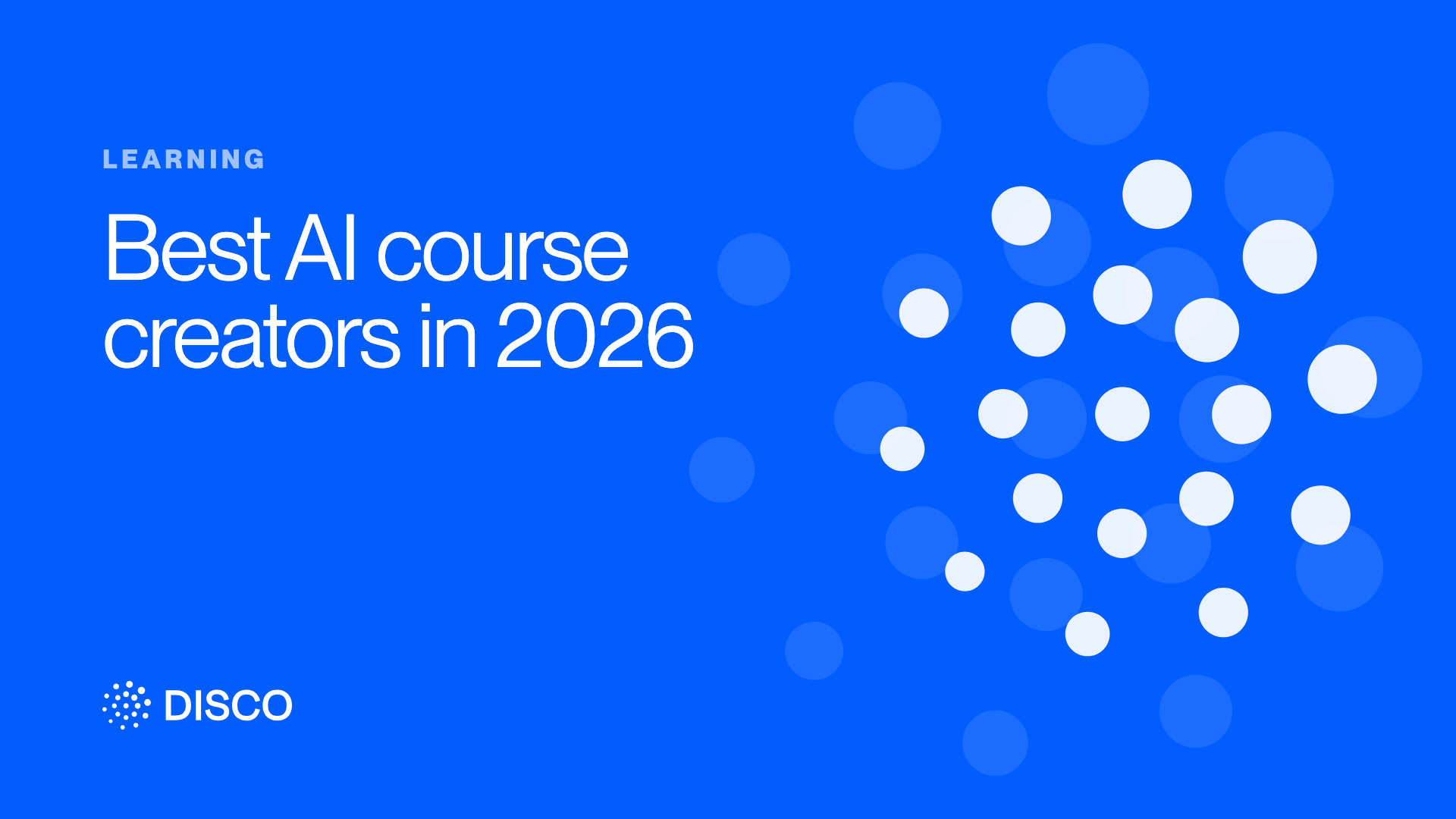 Best AI course creators in 2026