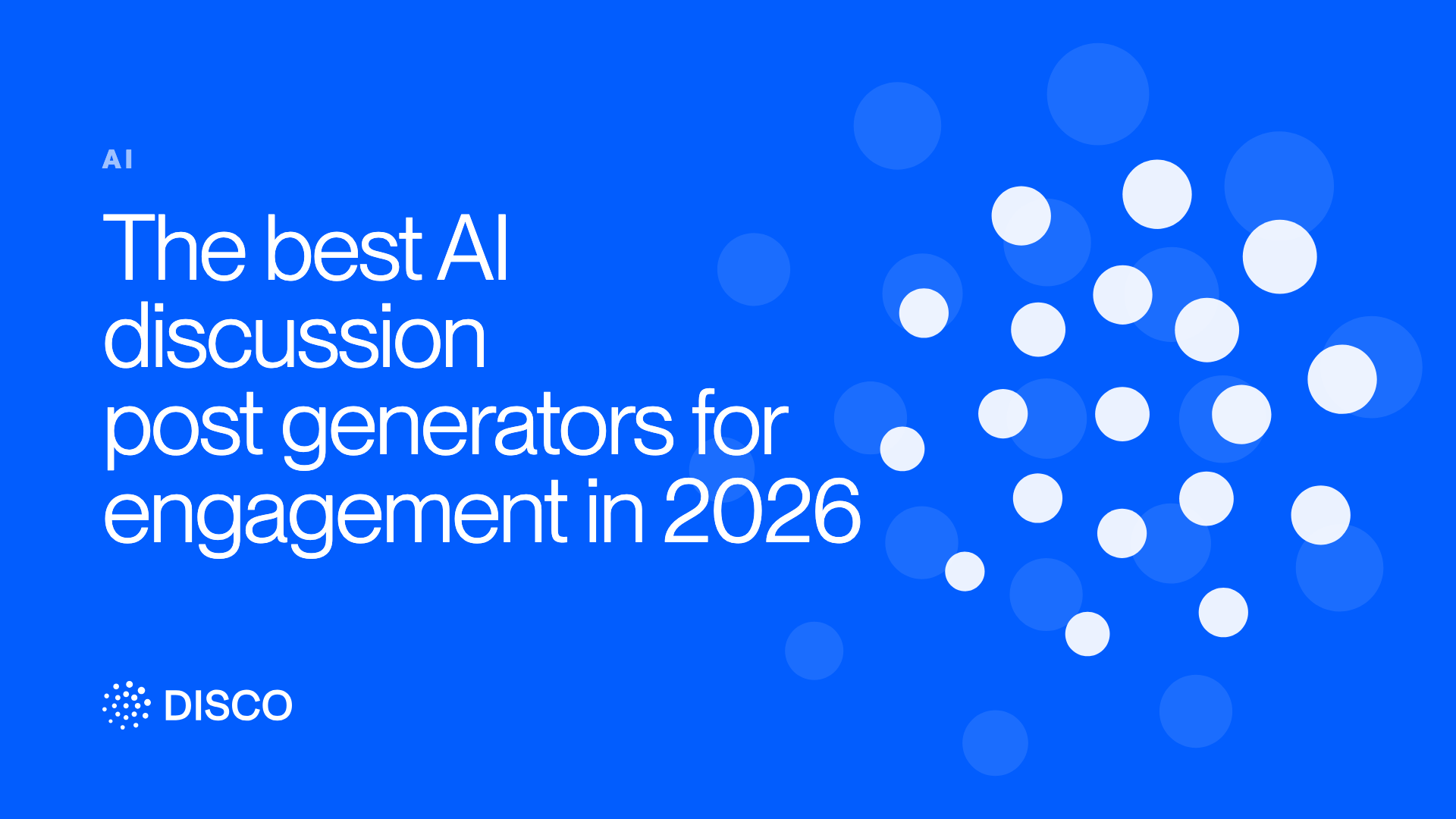 The best AI discussion post generators for engagement in 2026
